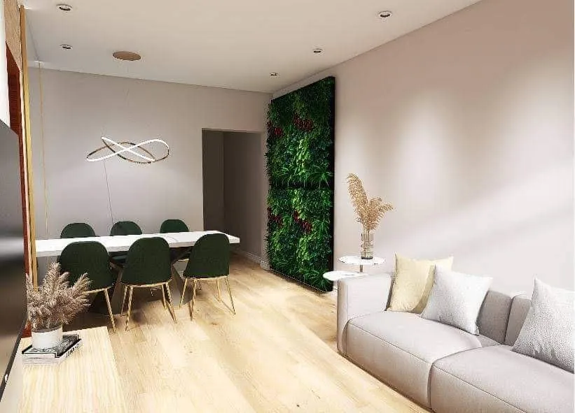 Ambiente interno de obra entregue pela MCL Construtora